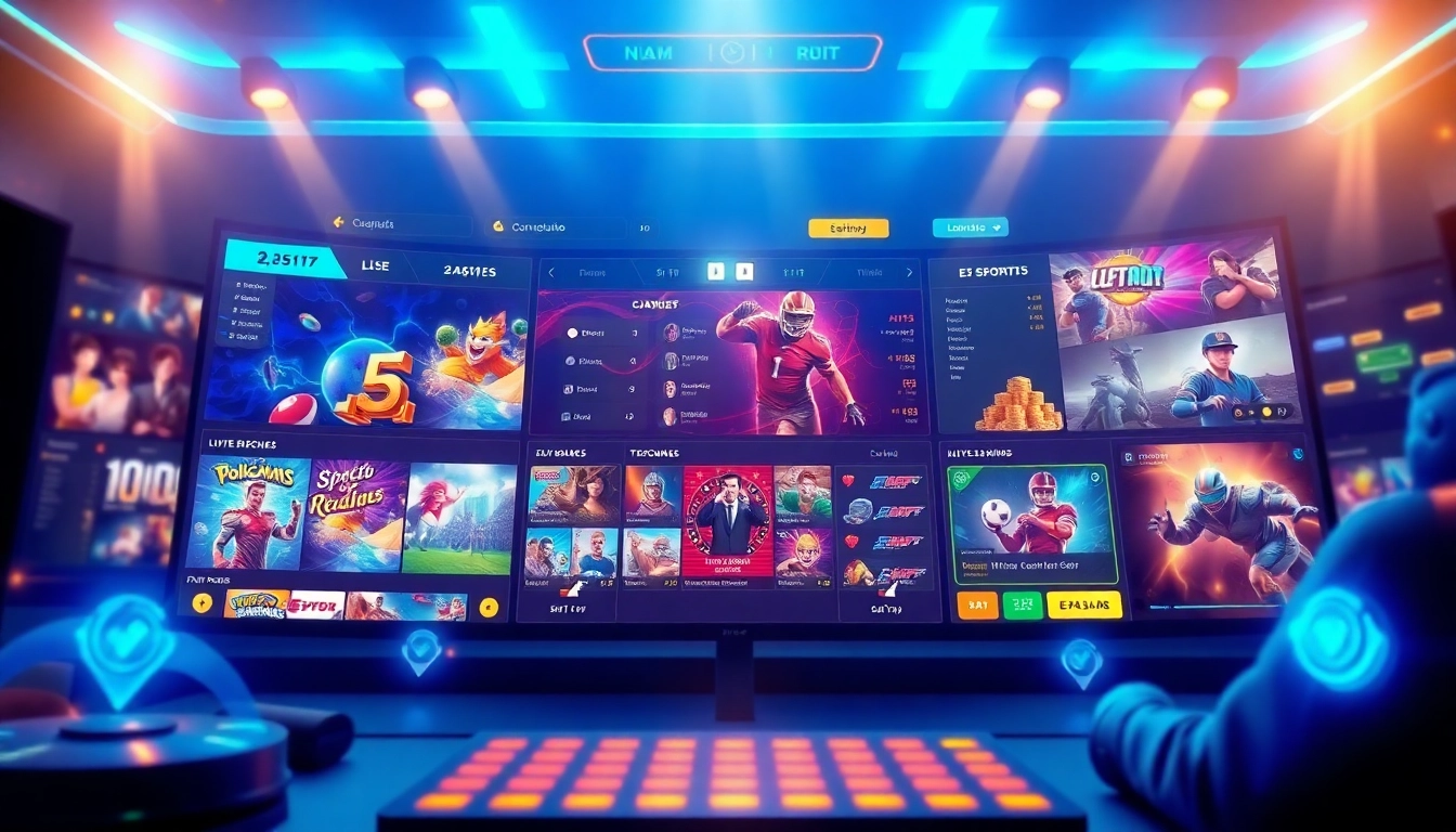 Engaging online gambling platform design at https://uu88ae.com/ showcasing diverse games and user-friendly interface.