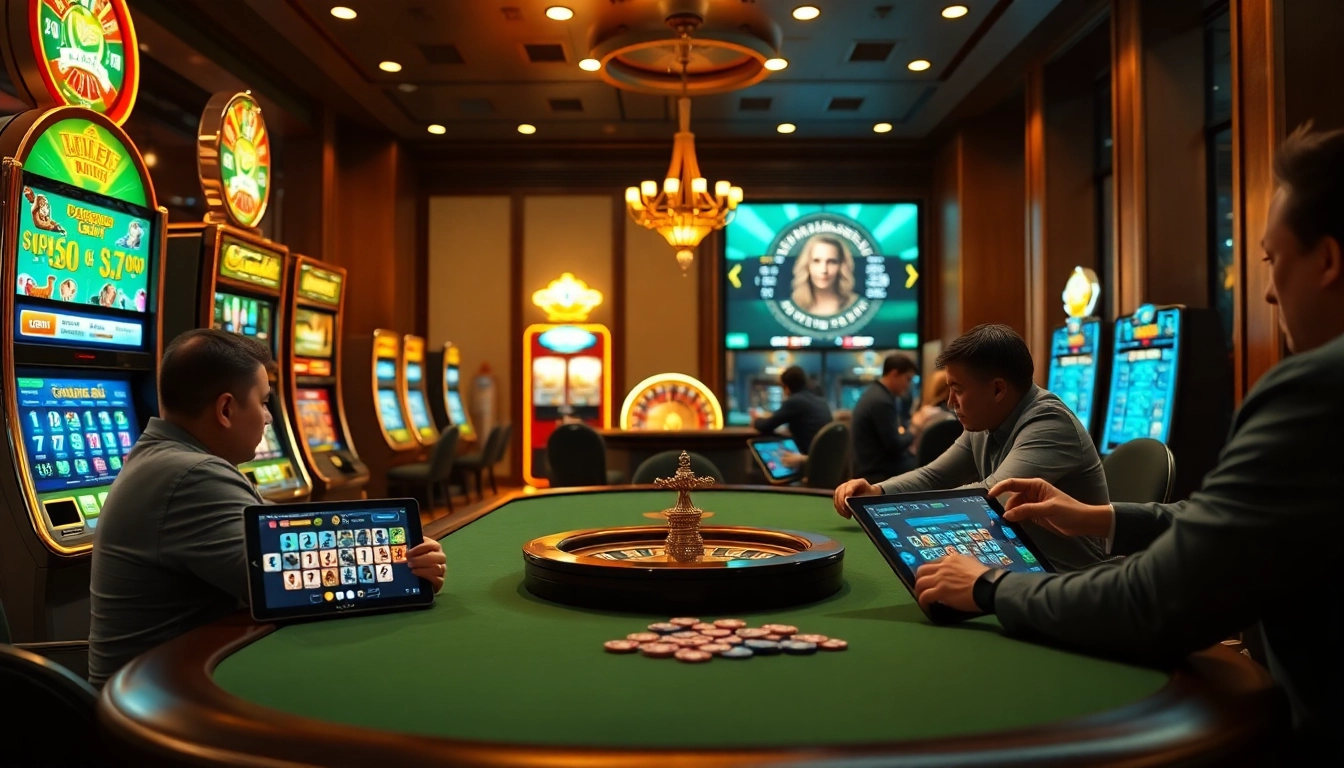 Engage in thrilling gameplay at https://ww88lap.com/ featuring luxurious casino visuals with poker chips and vibrant slot machines.