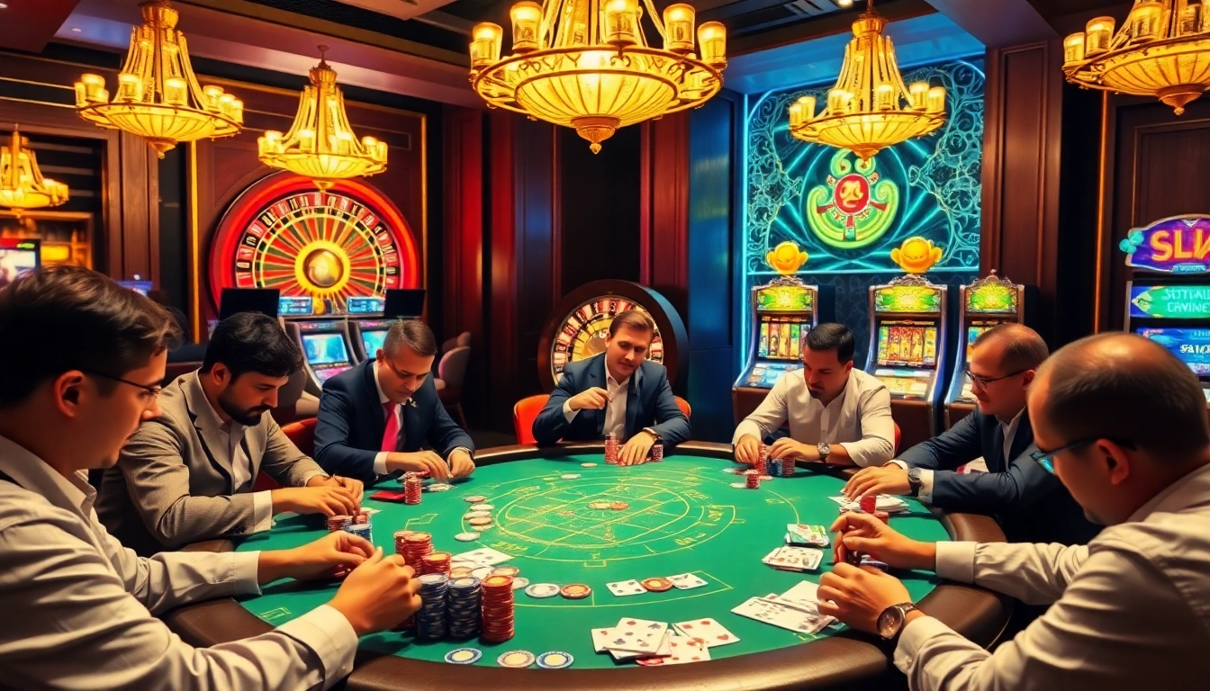 Experience high-stakes poker at https://rr88c.mobi/ with colorful chips and a spinning roulette wheel.