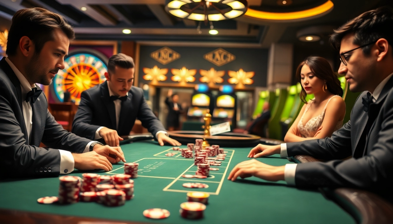 Experience electrifying gambling action with Tool xo so sieu toc at a luxurious casino table.