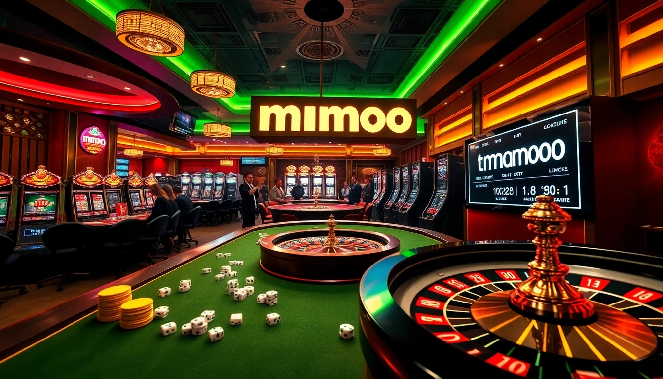 Players engaging with mmoo-themed casino games, showcasing heightened excitement and professionalism.