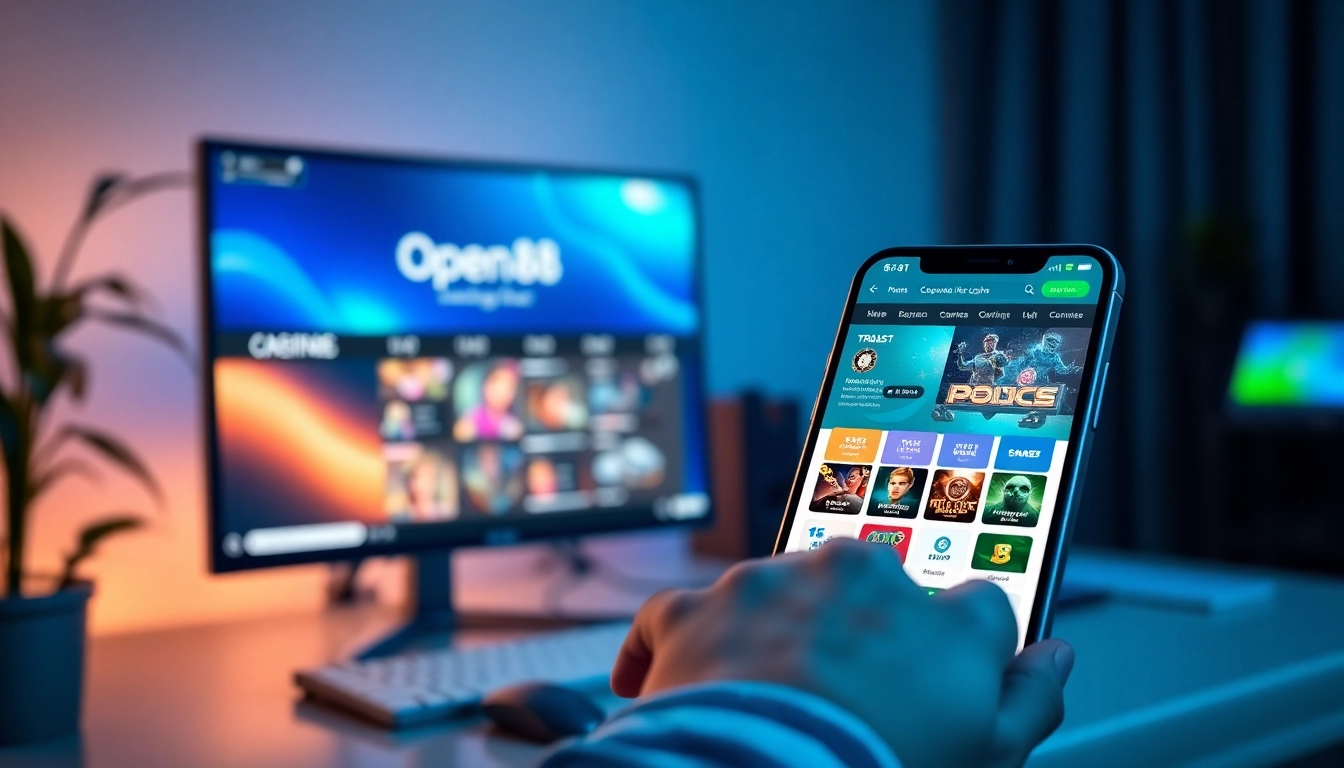 Open 88 online casino platform showcasing user-friendly interface and engaging gaming experience.