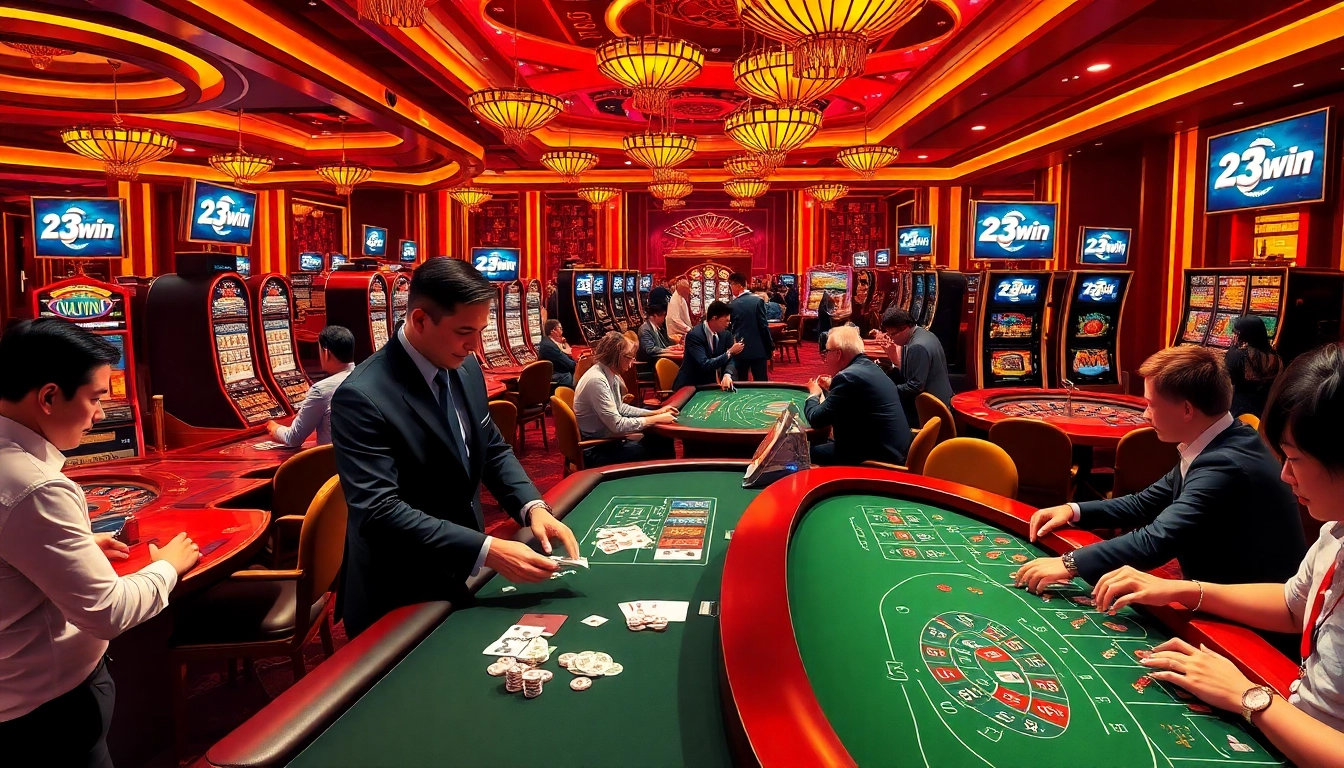 Experience the excitement of 23win with thrilling poker and casino action.