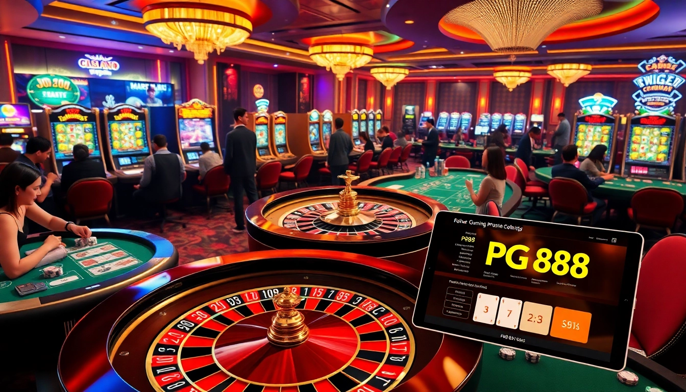 Experience the thrill of gambling at PG88 with exciting casino games and vibrant environments.