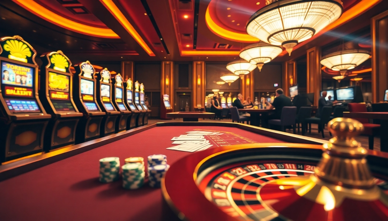 Players enjoying an engaging game night at a 555win casino table.