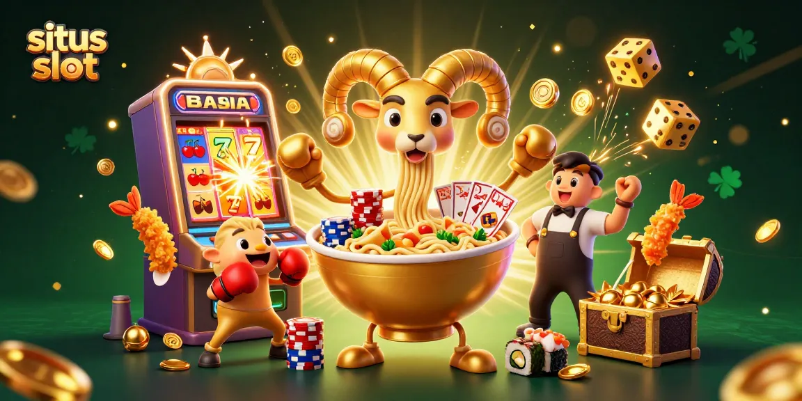Experience thrilling moments at situs slot with colorful characters, jackpot symbols, and dynamic game elements.