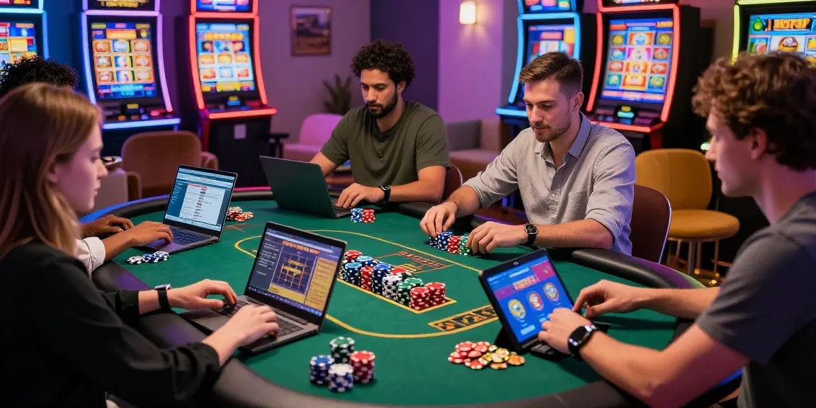 Experience euf.co.uk with players enjoying online credit card casinos in a vibrant gaming atmosphere.